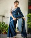Tew Georgette With Embroidery Work Border Saree